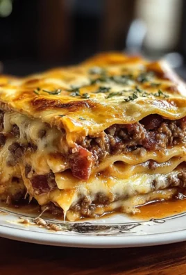 Parmesan Garlic Bacon Cheeseburger Lasagna