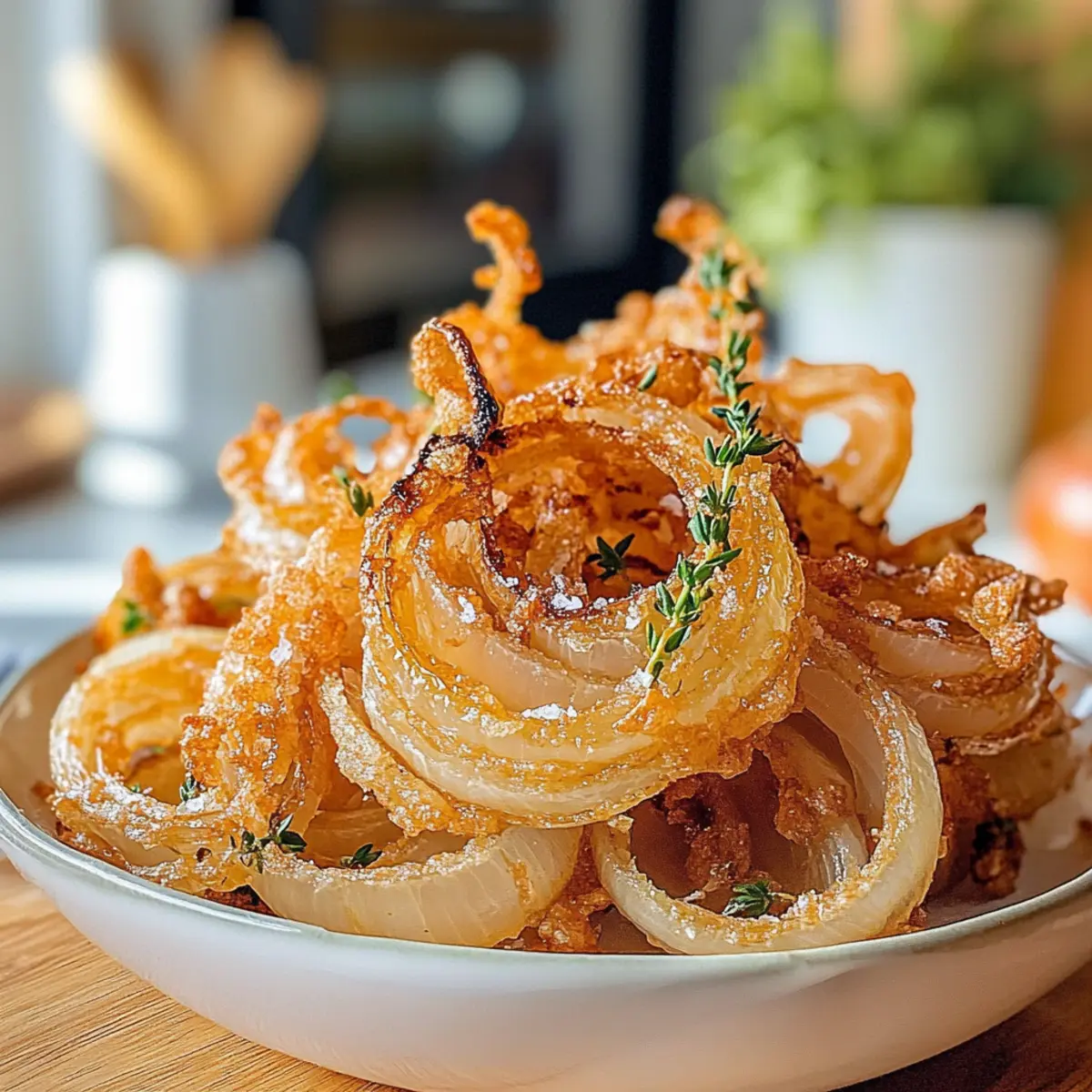 Air Fryer Crispy Mini Blooming Onions